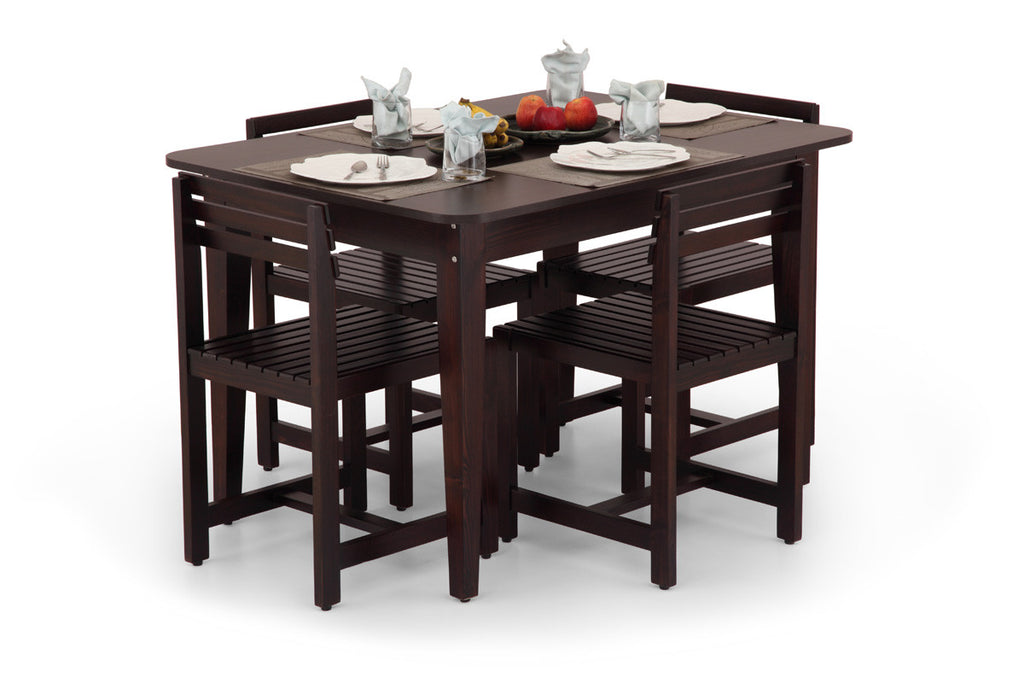 Rectangular Four Seater Dining Table Set