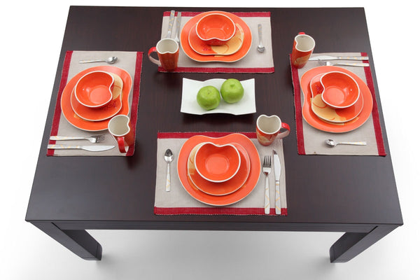 Four Seater Wooden Dining Table Set