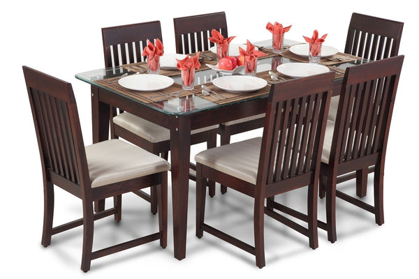 Stylish Six Seater Dining Table Set