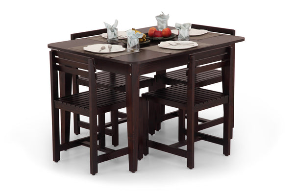 Rectangular Four Seater Dining Table Set