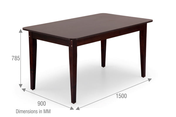 Rectangular Six Seater Dining Table